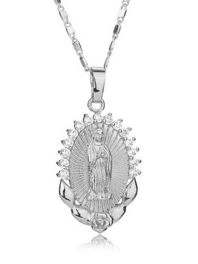 Fashionable Virgin Mary Pendant Necklace